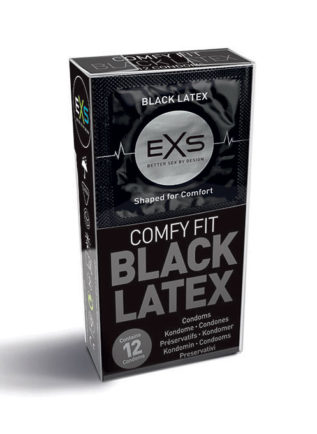EXS Black Fantasy Condoms 195 x 56 mm 12 pack