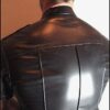 Mr. S Leather Short Sleeve Police Shirt Black Small