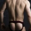 Locker Gear Briefjock with Front Opening Red Extra Large