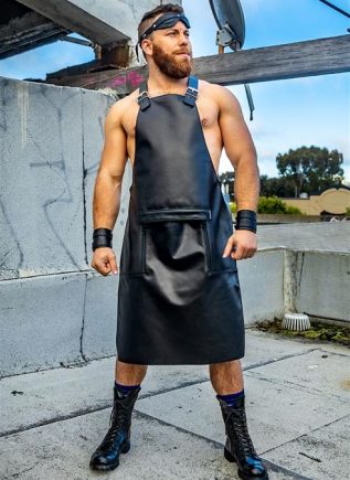 Mr. S Leather Sailor Front Apron