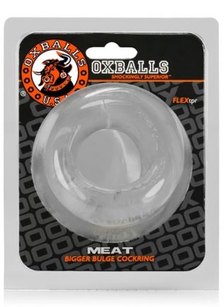 Oxballs Meat Bigger Bulge Cockring TPR Clear