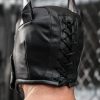 Mr. S Leather K9 Pup Hood Grey Large