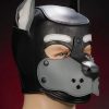 Mr. S Leather K9 Pup Hood Grey Large