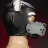 Mr. S Leather K9 Pup Hood Grey Large