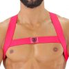 ToF Paris Fetish Harness Neon Pink Extra large/XXL