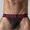 Locker Gear Push It Jockstrap Red Small