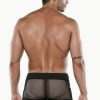 CODE 22 See Me Mesh Micro Short Black Small