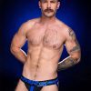 Mr. S Frontline Jockstrap Blue Medium