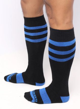 Cellblock 13 Linebacker Knee High Sock Blue