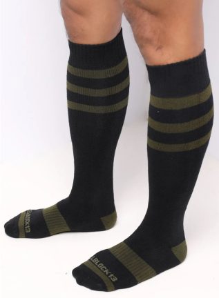 Cellblock 13 Linebacker Knee High Sock Green