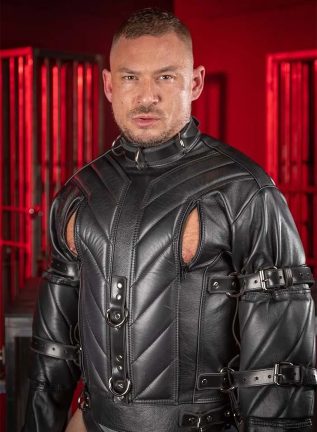Mr. S Leather Vector Ultra-Padded Straitjacket Small