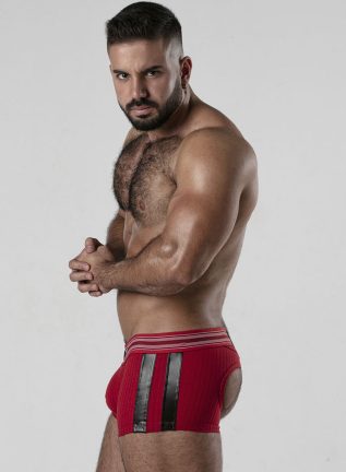 Locker Gear Backroom Bottomless Boxer Red