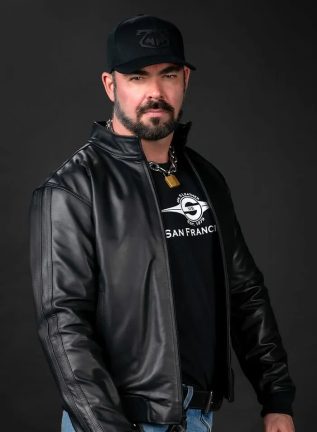 Mr. S Leather Sport Jacket Black