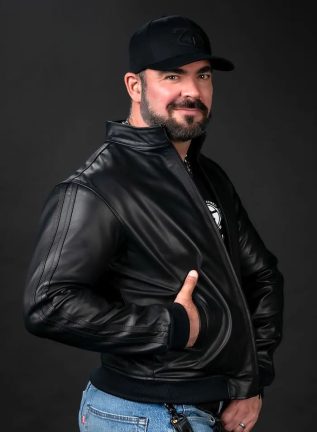 Mr. S Leather Sport Jacket Black