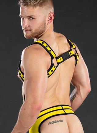 Mr. S Neo Bold Color Crossbow Harness Yellow