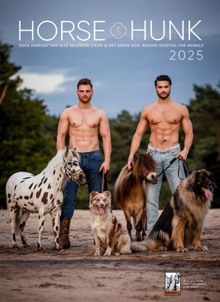 Calendar 2025 Horse and Hunk