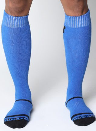 Cellblock 13 Kennel Club Knee High Sock Blue