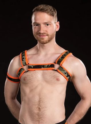 Mr. S Neoprene Bold Color Bulldog Harness Custom